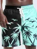 Shorts masculins 2024 plage de plage Fun 3d Raffia Tree Print Swimks Fashion Summer Pantalon décontracté Boy fille Unisexe Gym Board