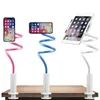 Téléphone portable supporte les supports de bureau Holder Universal Lazy Holder Tablet Stand Flexible Desktop Lit Mount Support de support de support 75 cm pour iPhone