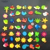 Fridge Magnets 12 cute baby freezing magnets wooden cartoon magnetic animal refrigerant magnets colorful childrens baby toys WX