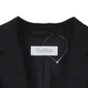 캐시미어 슈트 코트 럭셔리 패션 디자이너 코트 맥스 마라스 뉴 여성복 재킷 캐주얼 탑 코트