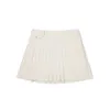 2024 Golf Clothing Womens Classic Solid Color All-match Sports Casual Skirt Anti-running Pleated Skirt Selling 240506