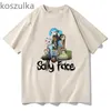 T-shirt maschile 2023 SHALLE TSHIRT SHIRT HARAJUKU ABBILITÀ ANIME DONNE DONNA MASIONE CASA CASAST