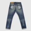 ANTS Streetwear Jeans y2k pantalon hip hop graphic imprime rétro bleu sot