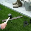 ステーク20/50/100pcsガーデンローン芝刈り機の境界ネイルグラウンドスパイクガーデン芝生フェンスで使用するための固定ピン