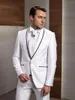 Herrenanzüge Blazer Anzug Schal Revers One Button formelle Business -Party Hochzeitsmantel