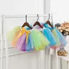 Sukienka Bpyh Tutu Toddler Girls Tutu spódnica kwiat plisowana księżniczka spódnice krótkie spodnie pod dziećmi 2 3 4 5 6 -letnia elastyczna spódnica mini D240507