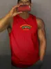 Canotte da uomo Space astronauta scalare la luna fungo giubbotto mesh traspirato per palestra secca rapida abbigliamento sportivo uomini bodybuilding fitness canottiere snello tops y240507