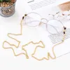 Okulary łańcuchy Skyrim moda złota kolory okularów przeciwsłonecznych łańcuch przeciwpośpiemia metalowy odczytanie okularów łańcuchy szyi smycze szyi smycze szklanki