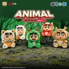 Kör kutu kör kutu mum boya shinchan hayvan 2 peluş figür gizemli kutu vinly bebek sevimli rastgele anime figürü hediyesi T240506