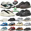 700 Tênis de corrida masculino Triplo Preto Branco Empoeirado Cactus Volt Lime Blast Foto Azul Reagir BAUHAUS UNC Tênis esportivo respirável feminino