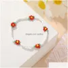 Bracelets de charme 2021 Fleurs de mode coréennes Perles de marguerite