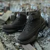 Stivali scarpe di sicurezza uomini scarpe da ginnastica leggera da lavoro in acciaio impermeabile indistruttibile anti-smash