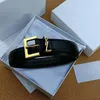 Designergürtel Designergürtel Schnalle Breite Fashion Mens Frauen Sier Casual Letter Gold Männer Leder Streifen Mann klassische Geschenkmarke Frau Frau Bund klassisches Retro