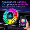 2024 자동차 공기 계정 자동차 디퓨저 향기 램프 RGB 자동차 LED 조명 USB 디퓨저 화려한 조명 교체 아로마 테라피 디퓨저