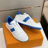 Italië Luxe mannen Rivili Sneaker schoenen Mesh Sport Kalf Leer Mesh Ruber Sole Party Wedding Trainers Groothandel platform Skateboard Walking EU38-46