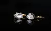 Dragon Claw Diamond Earrings Mens Dames Gold Stud Oorringen Fashion Hip Hop Jewelry4385392