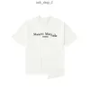 Margiela mm6 camisetas homens designer de camisa mm6 verão algodão respirável camiseta solta moda camisetas causal manga curta com letra imprimindo US size s-xl Maison 297