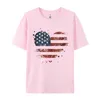 Koszulka damska American Retro T-shirts z lat 90. estetyczne topy z lat 90. drukowane topy modne i swobodne koszulki z krótkim rękawem2405