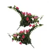 Dekorative Blumen 2pcs künstliche Blume Home Balkon simuliertem Morgen Plastik Glory Fake Vine i1k5