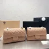 CHANEI 5a Luxury Designer Bag Handbag Fashion Messenger Bag Crossbody Classic Quilted Cf Flap Caviar Cowhide 23cm Genuine Leather Woman Shou