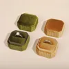 Caschetti per gioielli Cover Flannette Octagon Ocntagon Octags Orecchings Simple Container Box Regal