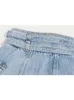 Jeans femminile femminile strappato da donna tasche a vita alta denim femmina estate moda streetwear shorts sexy pantaloncini sexy