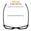 Occhiali da sole donna vetrali anti-blu uomini uomini oversize a cornice ottica Protezione per gli occhi ultra occhiali occhiali da ufficio occhiali da ufficio