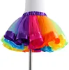 Hot Kids Lovely Handmade Colorful Tutu Skirt Girls Baby Skirts Mini Pettiskirt Dance soft tutu dress
