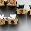 Magneti del frigorifero che utilizzano magneti 3D per adesivi di messaggi magneti per decorazioni per la casa gatti privati e topi refrigerante WX