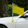 Accessoires véhicule porte-drapeau du schéma d'aspiration de tasse de tasse à drapeau de base de la voiture de la voiture de la voiture de la base de la base du trajet à drapeau à drapeau à drapeau rouge