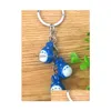 Nyckelringar 10 PC: er min granne Totoro Bell Cell Phone Strap Charms Keychains Ring DIY SMYCKE Making Accessories Ty-169 Drop Delivery Dh6S8