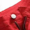 Dżinsy męskie dżinsy dżinsy swobodne Plus Nowe wielokolorowe bawełniane bawełniane spodnie Czerwone Czarne Klasyczne Klasyczne Codzienne marka plus rozmiar J240507
