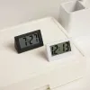 Clocks 2023 Mini Table Met Mini Mini Digital Clock Horloge Travel Electronic Home Office Table Clock