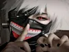 Ekofriendly Tokyo Ghoul Mask Scary Mascaras Halloween maskerar cosplay Kaneki Ken avfödande bomull PU -parti prop anime skräckmask1551919
