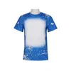 Heren t-shirts feestelijke t shirts kleding feestbenodigdheden faux gebleekte shirt uni geprinte T-stukken voor sublimatie bb1115 drop levering doek dhkd6