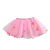 tutu robe danse balles gamines filles jupe tutu pompon en maille douce en dentelle jupes de style baby tutu petsiskirt wild fotting princess d240507