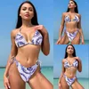 Menas de banho feminina 2024 Meninas de banho sexy Sexy três pontos Back Strap Bikini Bathing Suit de maiô Mulheres