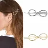 Altre donne femminile Infinity Hair Clip Fashion Barrette Accessori per lo styling della fascia per le ragazze