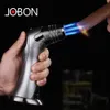 Jobon Metal Gun Fashionized Sigaret Groothandel Vijf Jet Flames Butane Gas Unfilled Torch Kitchen BBQ Gas Ongevulde lichtere mode