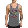 Camas de tanques masculinos Los Pollos Hermanos Funny Fitness Fitness Fitness Tank Tops Mens Bodybuilding Sport Slveless Camiseta Cotton Gymy Gym Running Y240507