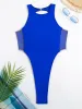 Suits 2024 Sexig Extreme Mini Micro Thong Backless High Leg Cut Women Swimewear One Piece Swimsuit Female Bather Bathing Swim K4633