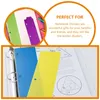 Kunststoff -Bindemittel -Index -Teiler Tab Lesezeichen Notebook Poly Planer Dashboard Inserts 3 Ring Home