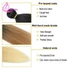 Raffinierte 26 -Zoll -Long -Jumbo -Zöpfe Yaki Gerade einfache Geflecht Haar Synthetische DIY OMBRE BRICHTE HAIR FÜR SCHWARZE Frau 240424