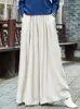 Women's Pants Women Loose 2024 Spring Summer Retro Casual Cotton And Linen Yoga Ladies All-match Wide Leg Trousers