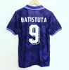 1998 1999 Maglie da calcio retrò Fiorentina Batistuta Rui Costa Vintage Florence Rui Costa Footb