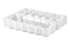 Opslagflessen Potten 24 stks Plastic ei Kartons Bulk Clear Chicken Tray Holder voor familie Pasture Farm Business Market 12 Grids4874803