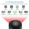 Escáneos Eyoyo 1D 2D Desktop Barcode Scanner, con escaneo automático de detección de marcos omnidireccionales Lector de código de barras QR Lector QR