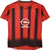 2004 2005 Shevchenko Rui Costa Pirlo Kaka Retro Soccer Jersey 04 05 Milan Inzaghi Gattuso Seedorf Maldini Stam Cafu Nesta Vintage AC Cl 281K