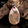 Подвесные ожерелья мода Diy Charm Женщины Man Natural Cherry Blossoms Agate Stone Slide Healing Crystal для украшения ювелирных изделий YS705