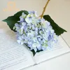 Flores decorativas de tecido de seda simulada Hydrangea Hydrangea Home Wedding El Table Dining Decoration Flor Artificial Floral